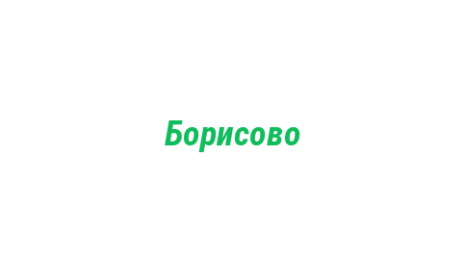 Логотип компании Борисово