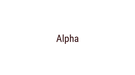 Логотип компании Alpha