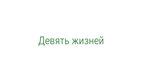 Логотип компании Девять жизней