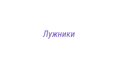 Логотип компании Лужники