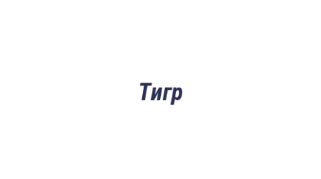 Логотип компании Тигр