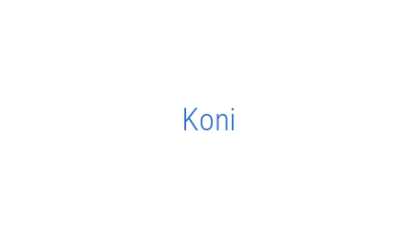 Логотип компании Koni