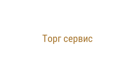 Логотип компании Торг сервис