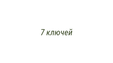Логотип компании 7 ключей