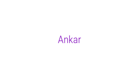Логотип компании Ankar