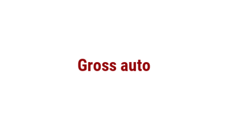 Логотип компании Gross auto