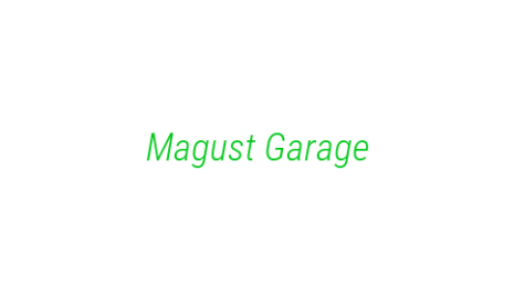 Логотип компании Magust Garage