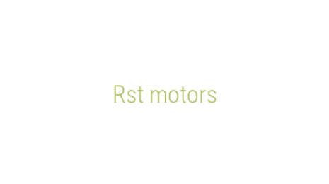 Логотип компании Rst motors