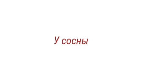 Логотип компании У сосны